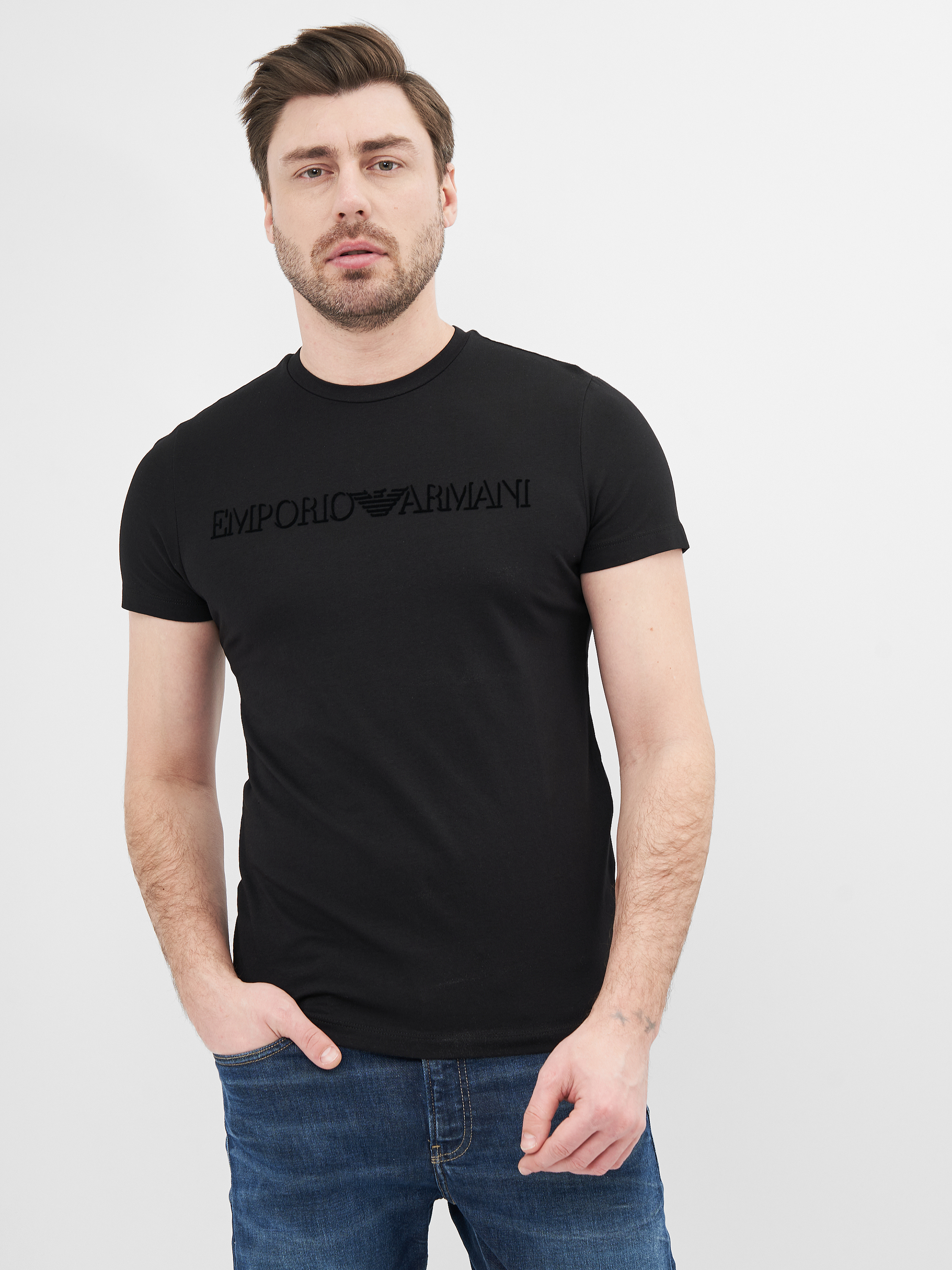 

Футболка Emporio Armani 10551 L (48) Черная