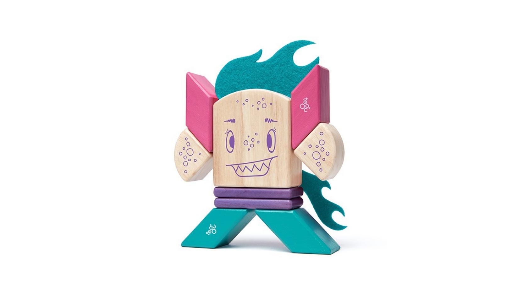 

Магнитный конструктор Монстр Финкль, 10 эл., Tegu