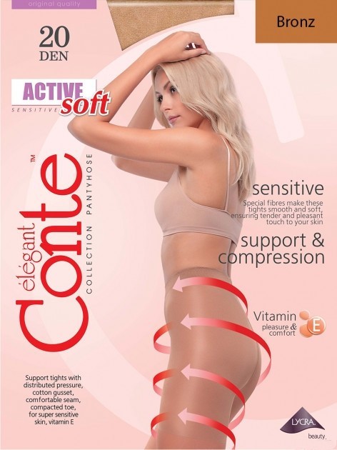 

Колготки для чувствительной кожи с моделирующим эффектом Conte Elegant ACTIVE SOFT 20, , Bronz, Колготки для чувствительной кожи с моделирующим эффектом Conte Elegant ACTIVE SOFT 20, 4, Bronz