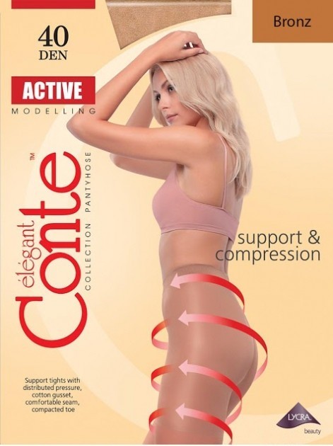 

Колготки с моделирующим эффектом Conte Elegant ACTIVE 40, , Bronz, Колготки с моделирующим эффектом Conte Elegant ACTIVE 40, 3, Bronz