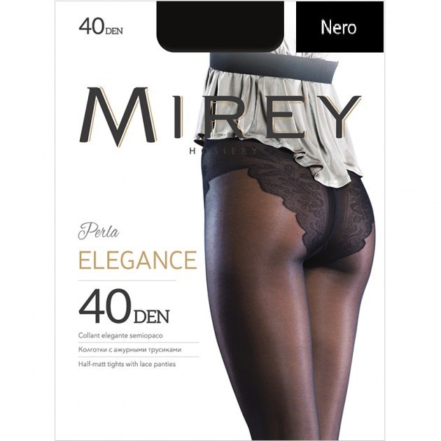 

Колготки Mirey Elegance 40 den  Nero Чёрные, Колготки Mirey Elegance 40 den 2 Nero Чёрные