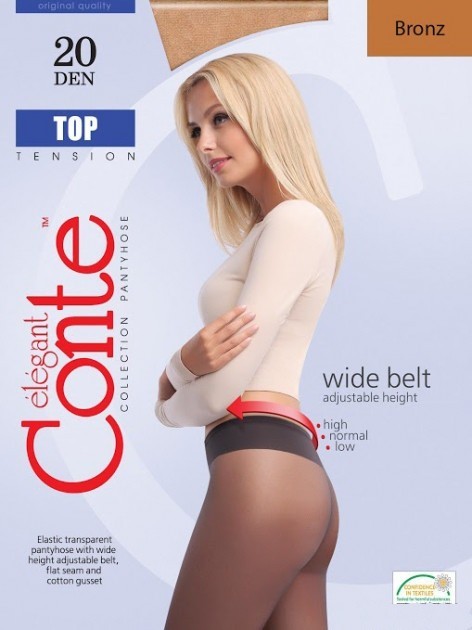 

Колготки с регулируемой посадкой Conte Elegant TOP 20 Lycra®, , Bronz, Колготки с регулируемой посадкой Conte Elegant TOP 20 Lycra®, 3, Bronz