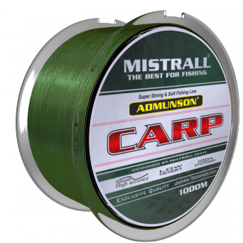 

Волосінь MISTRALL Admunson Carp Camouflage 1000m 0.28mm