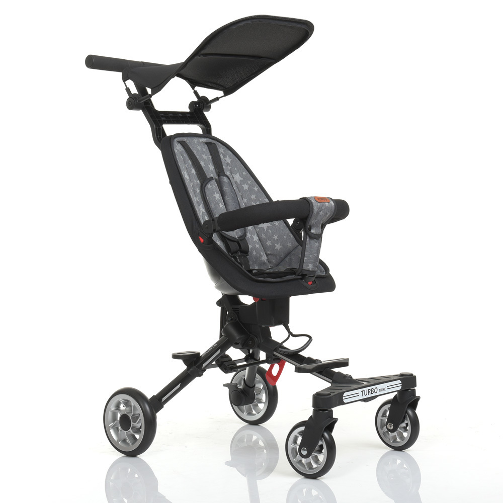 

Прогулочная коляска Turbo Trike Звезды Муар M 5573-1S Black (M 5573-1S)