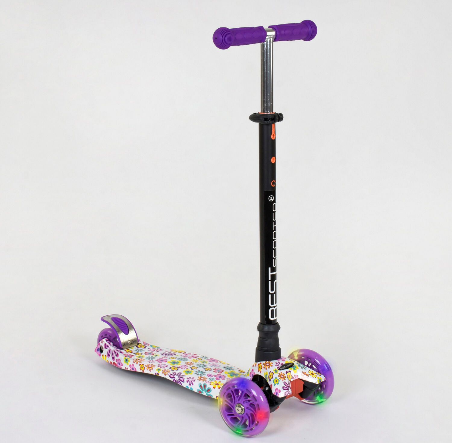

Детский самокат кикборд Best Scooter (779-1326) Фиолетовый