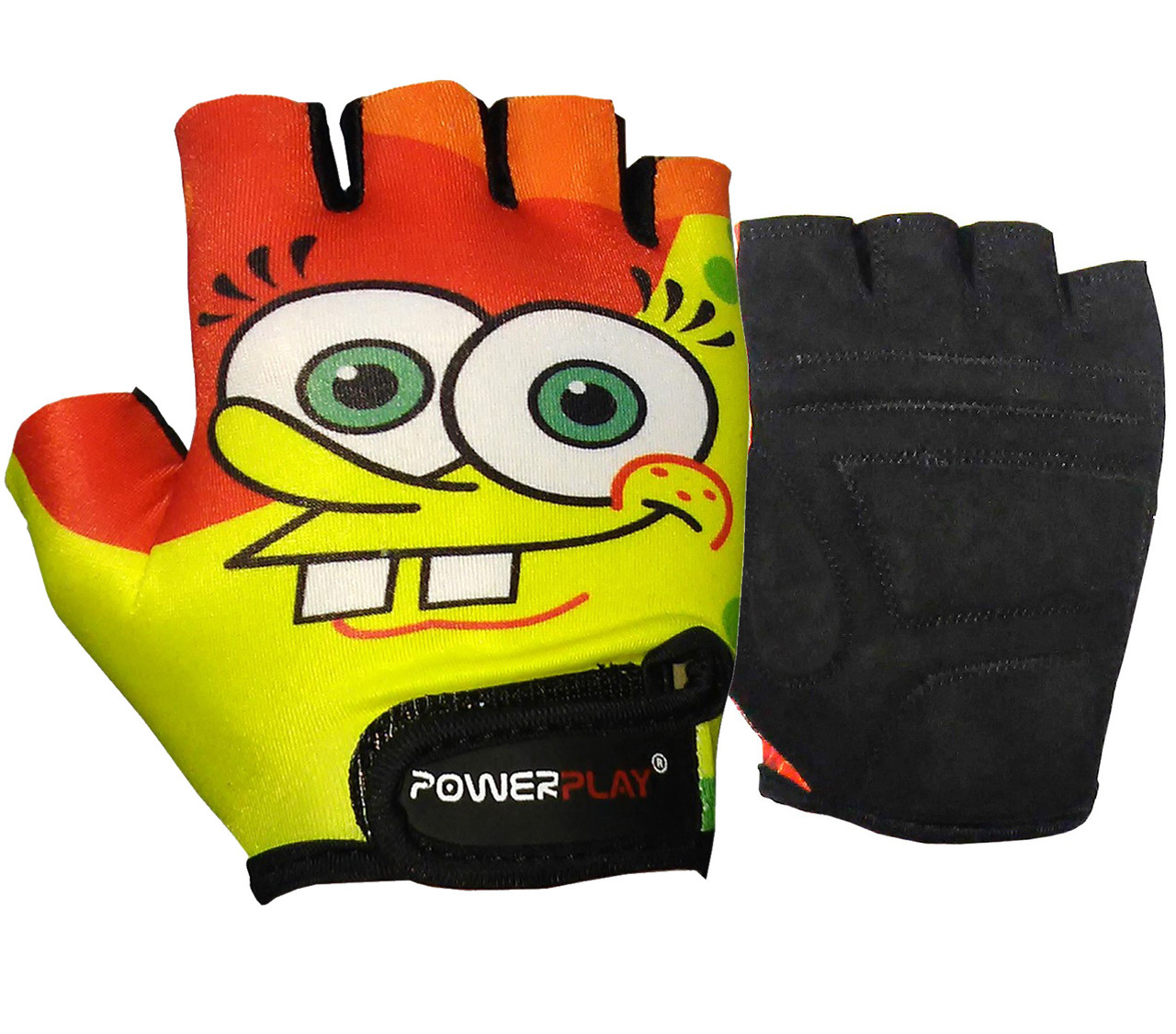 

Велорукавички PowerPlay 5473 Sponge Bob жовто-помаранчеві S R144270
