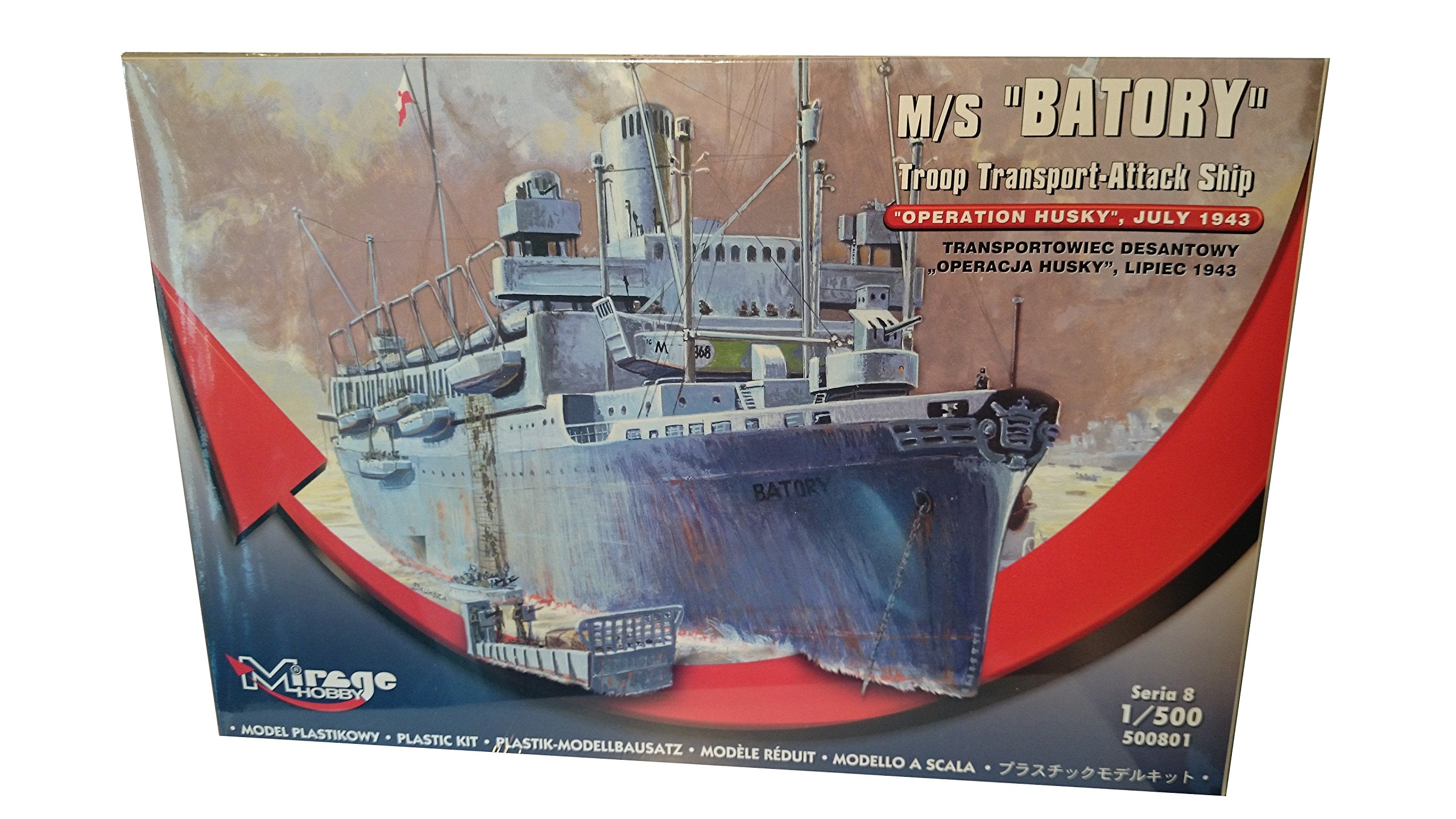 

Сборная модель MIRAGE MS Batory Транспортно-боевой корабль (500801)