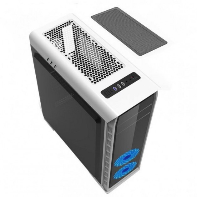 

Корпус GameMax Pardo White, без БП, ATX/Mini-ITX/microATX, 4.7кг (Pardo White)