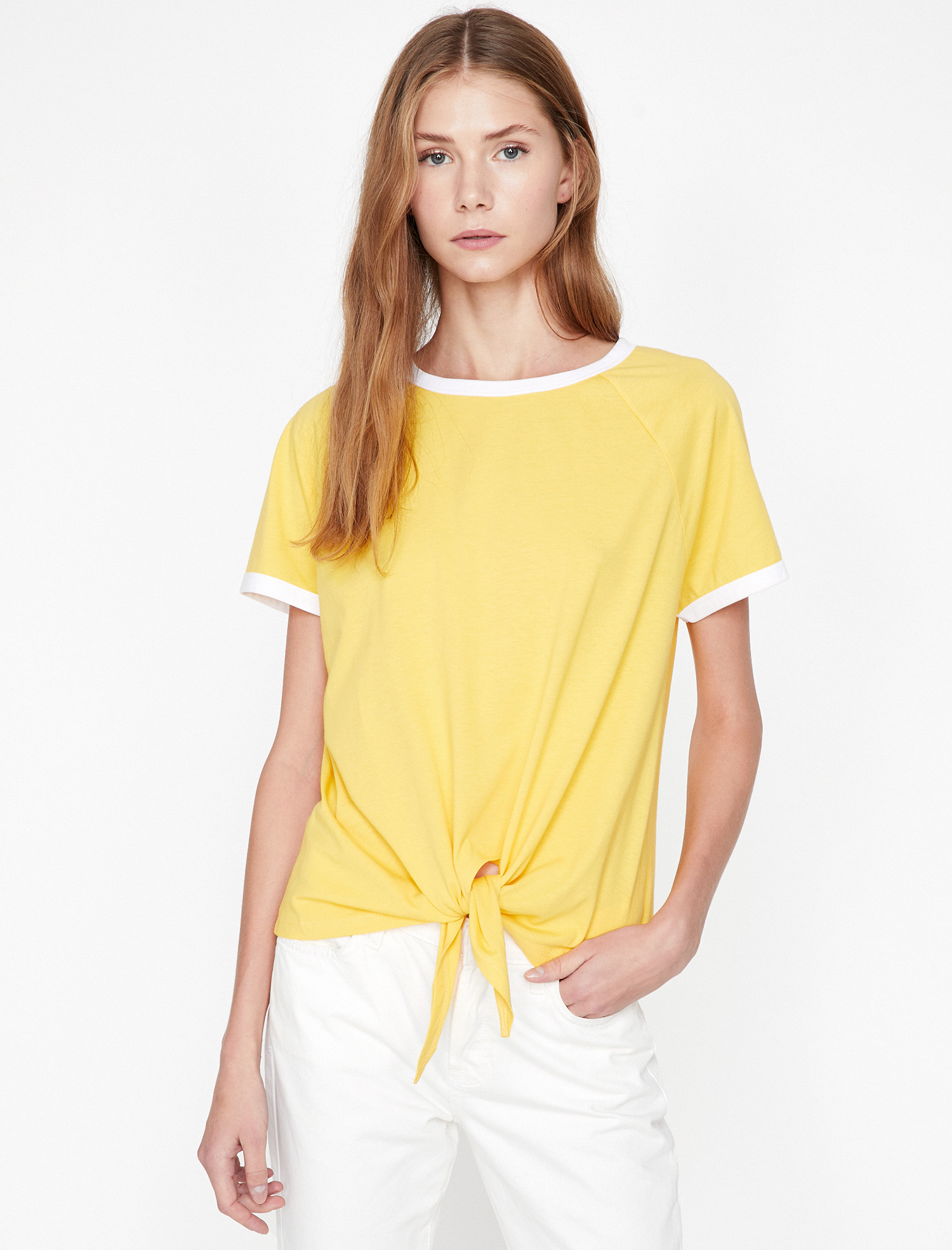 

Футболка Koton 8YAL11141OK-151 M Yellow