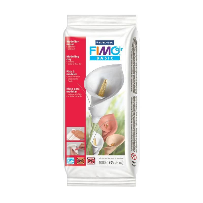 

Пластика самозатвердевающая Fimo Air 1кг белая (4006608806668)