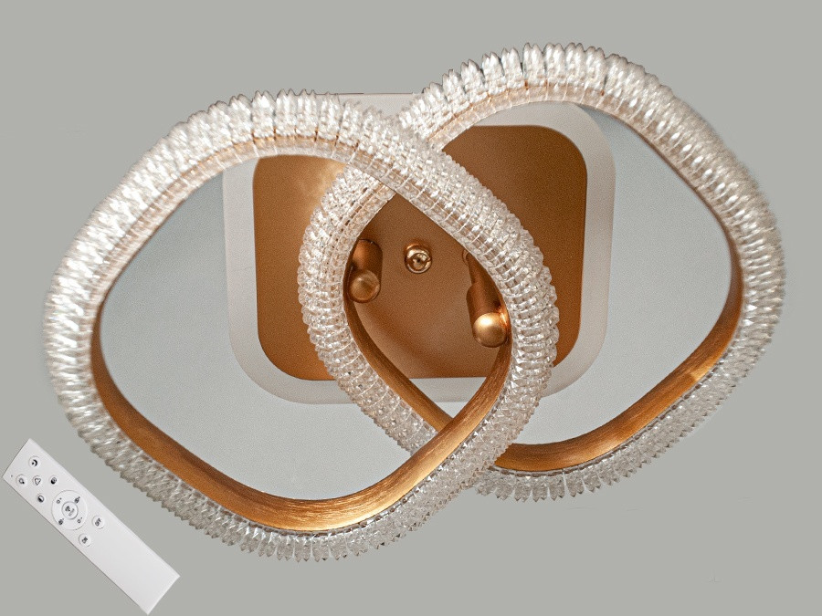 

Потолочная LED-люстра с диммером и подсветкой 45W 66002