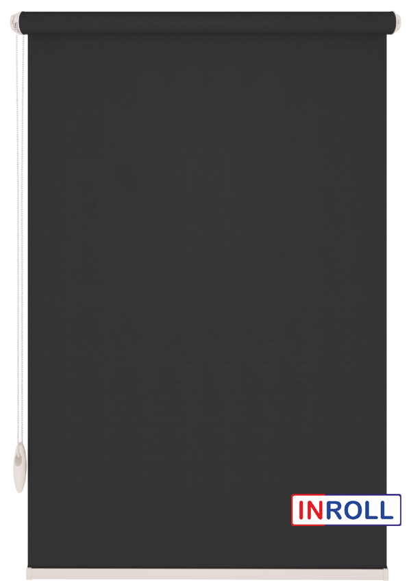 

Ролета тканевая INROLL Есо-Mini 47,5х185 см BO Berlin Черный 305 Silver