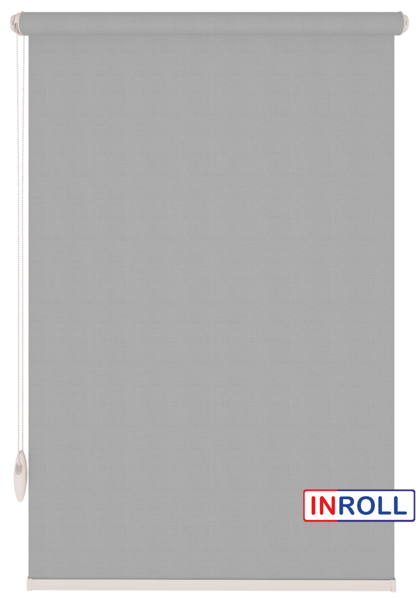 

Ролета тканевая INROLL Есо-Mini 90х185 см BO Berlin Серый 054 Silver