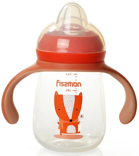 

Бутылочка детская для кормления Babies Хитрый лис 260мл с ручками Fissman (Р01632317262)