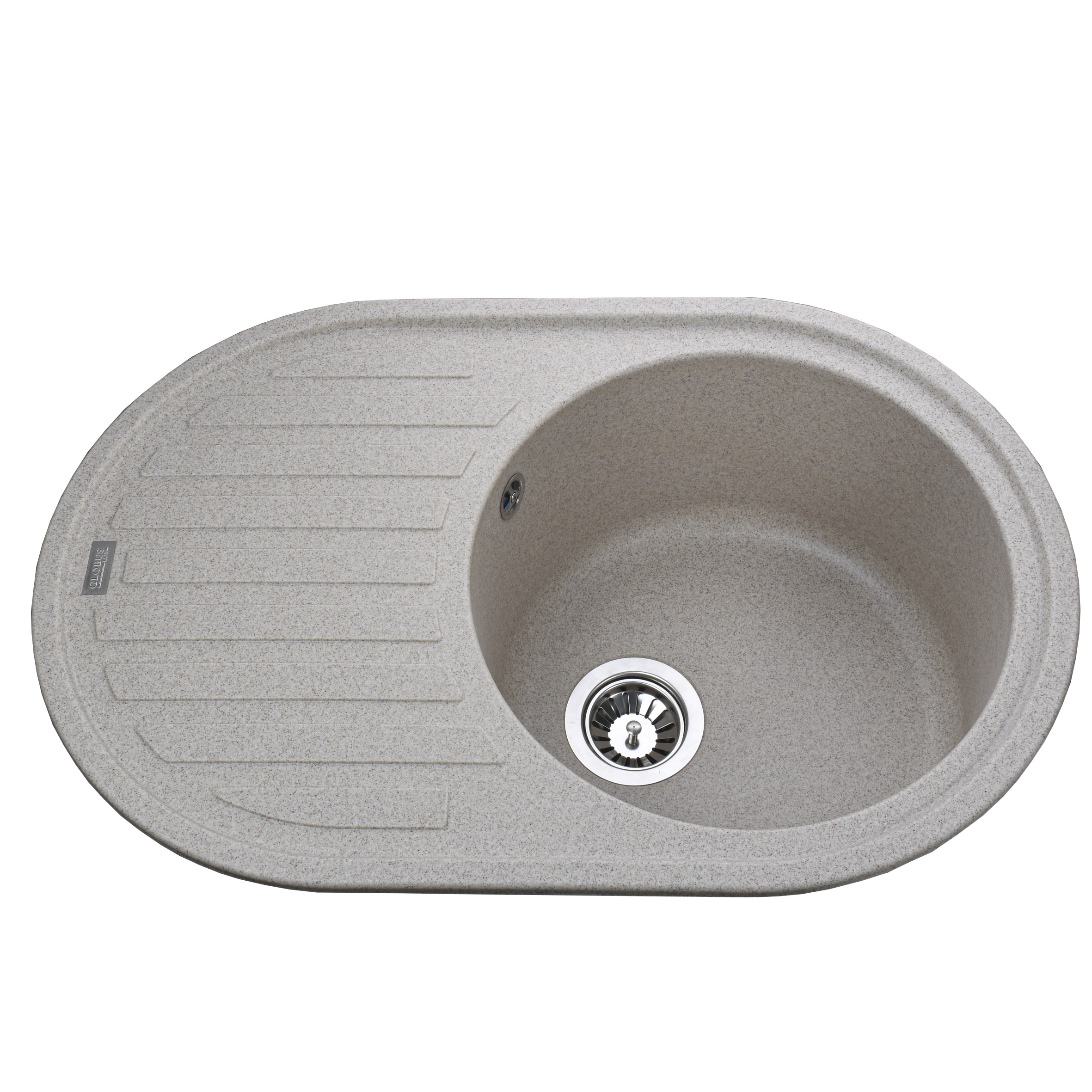 

Гранітна мийка Globus Lux OHARA мигдаль 770х500