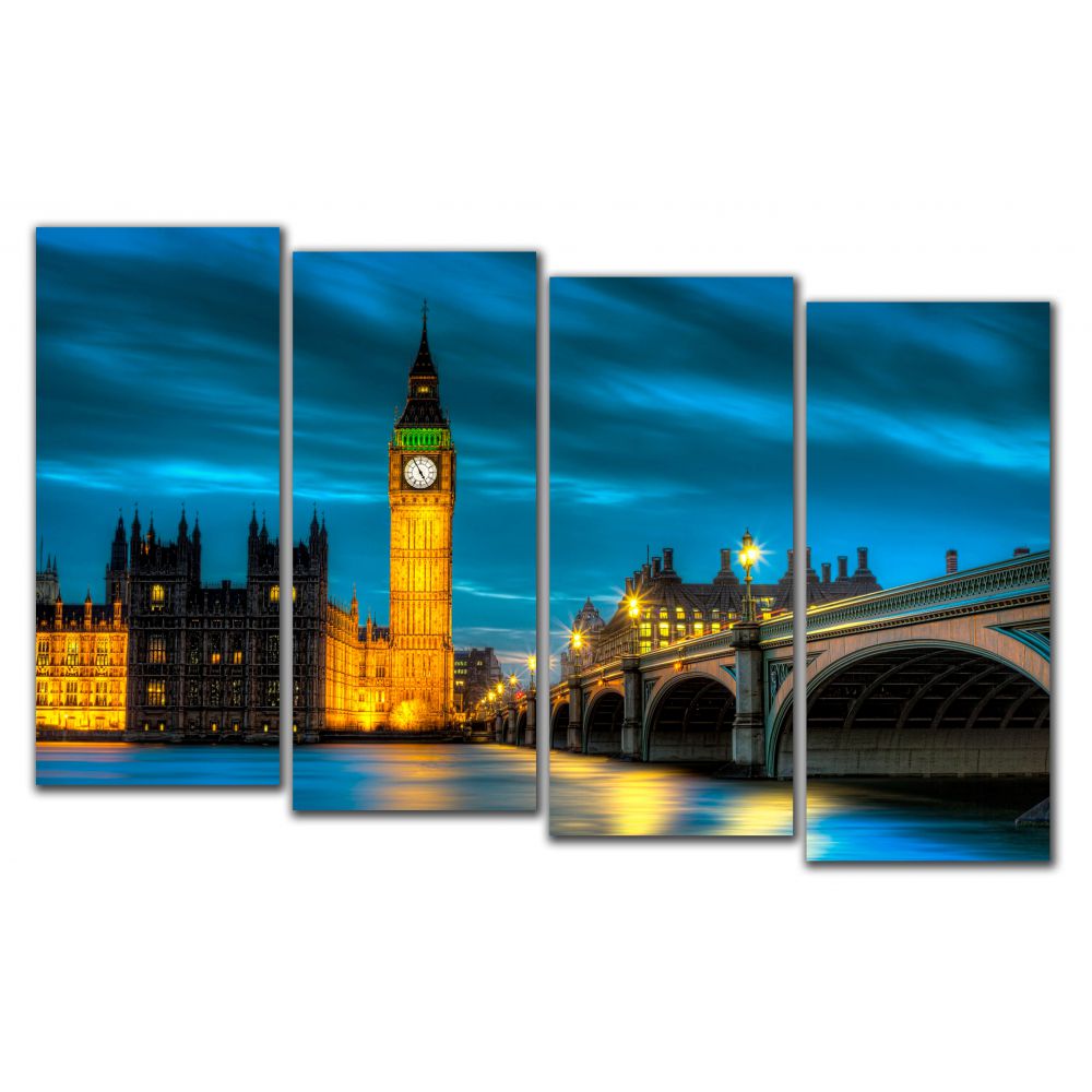 

Модульная картина на стену IdeaClock Биг Бэн, 120х80 см