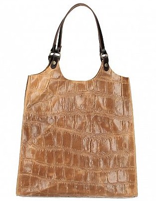

Женская кожаная сумка Italian Bags DB7213 cognac