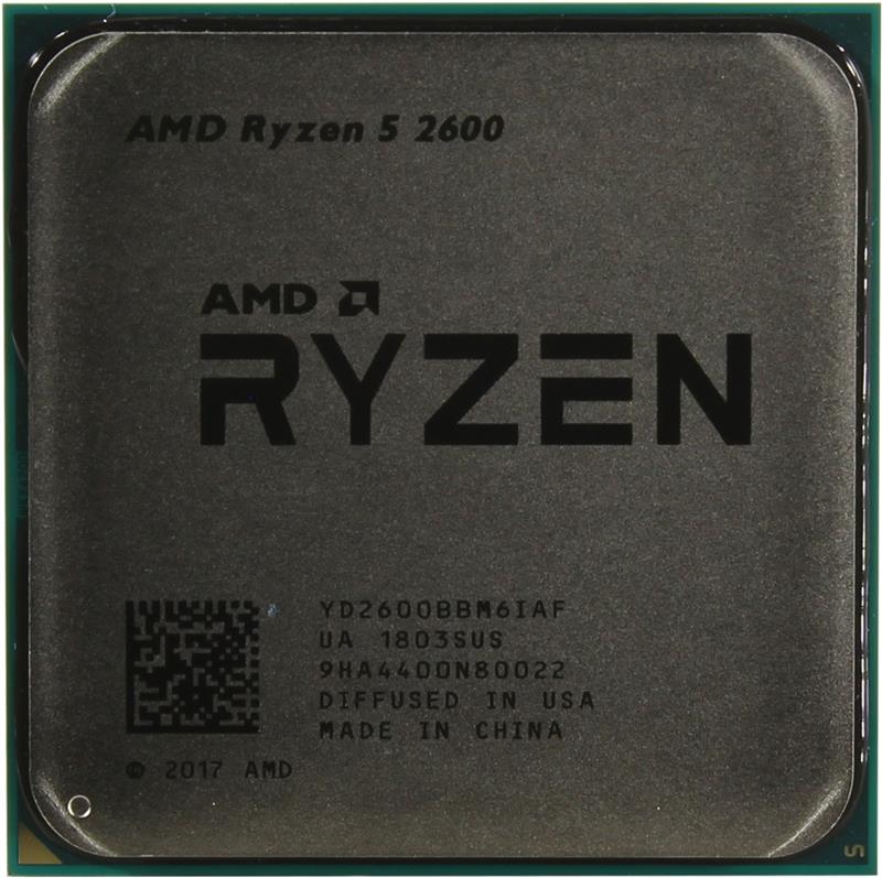 

Процессор AMD Ryzen 5 2600 (3.4GHz 16MB 65W AM4) Tray (YD2600BBM6IAF)