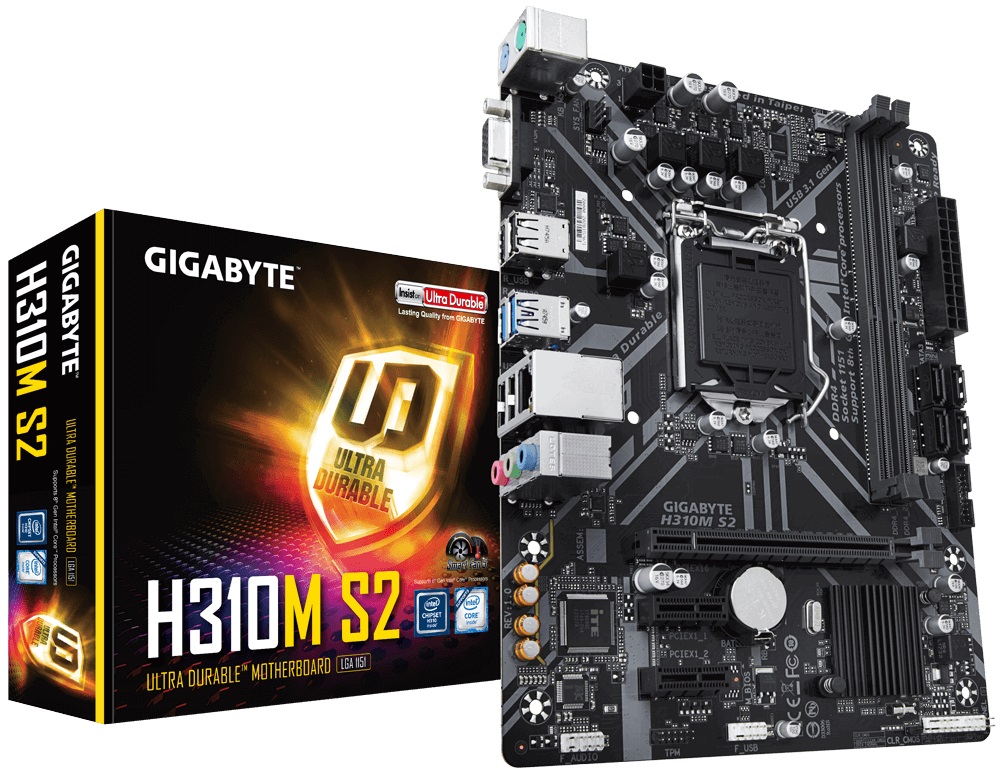 

Материнская плата Gigabyte H310M S2 Socket 1151