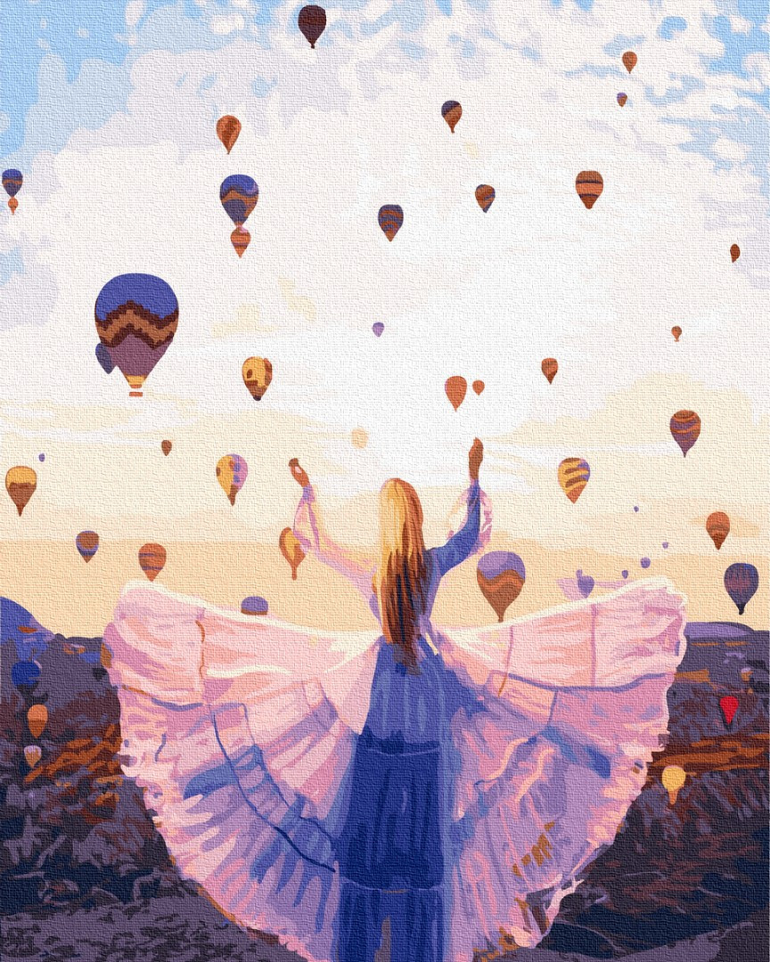 

Картина по номерам. Каппадокия, воздушные шары, 40*50 см, Brushme, в коробке