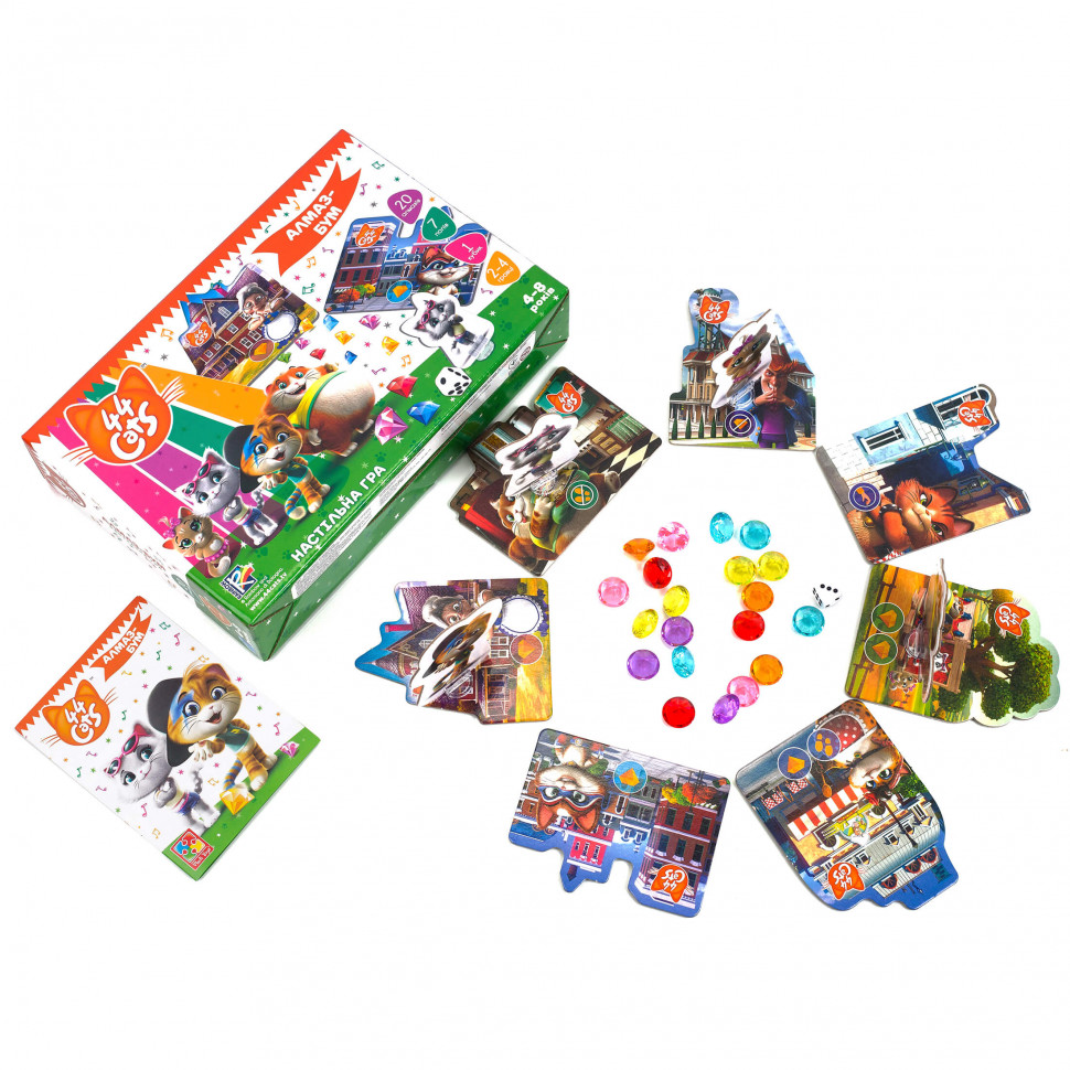 

Игра настольная "Развлекательная Алмаз-Бум 44 Cats" VT8055-15