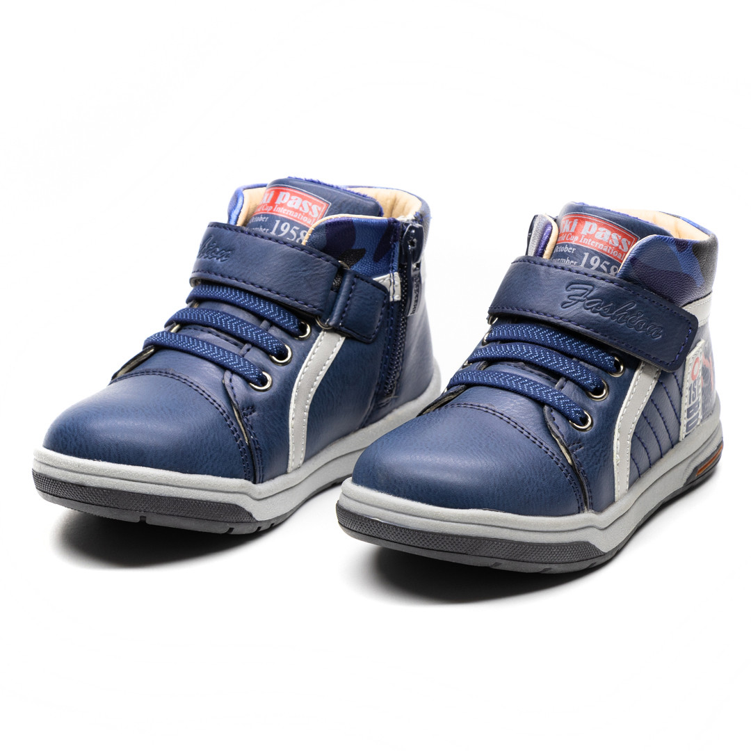 

Ботинки Эльффей арт.K-785blue 25р 15.5 см Синие