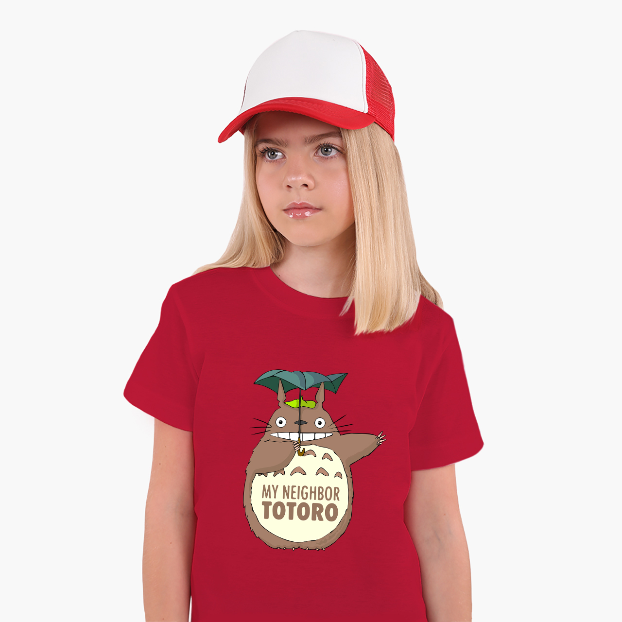 

Детская футболка Мой сосед Тоторо (My Neighbor Totoro) (25186-2656) 146-152 см Хлопок Красный