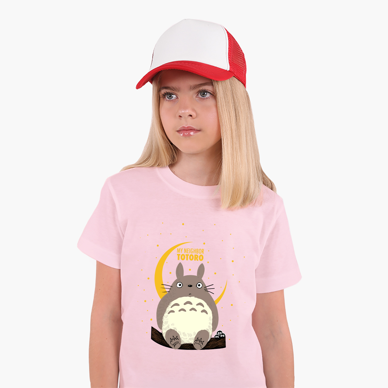 

Детская футболка Мой сосед Тоторо (My Neighbor Totoro) (25186-2657) 122-128 см Хлопок Розовый