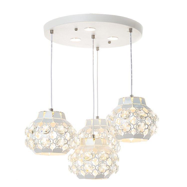 

Люстра с камнями и цветами SLAVIA LED 90W FE013/4
