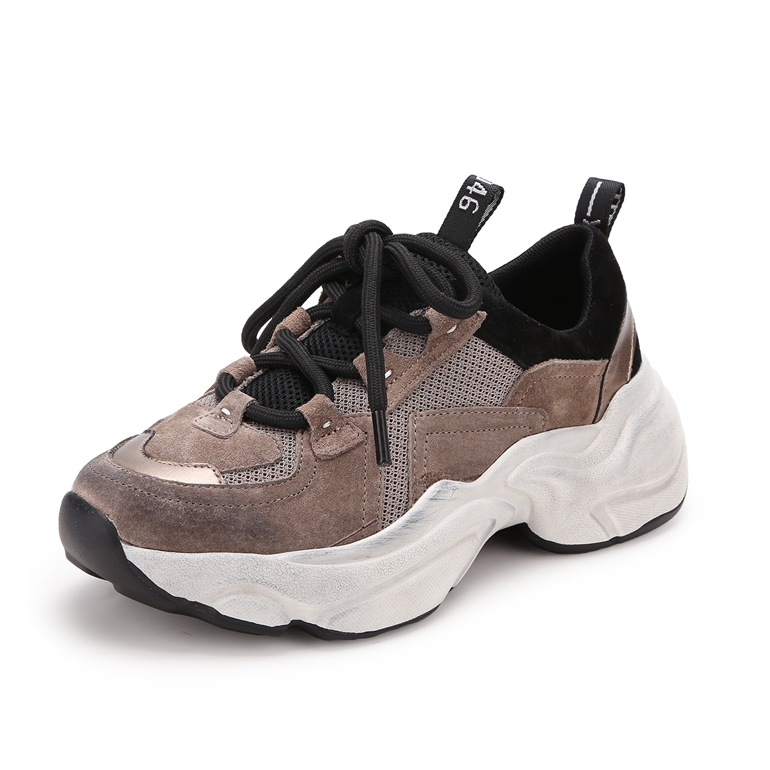 

Кроссовки женские chunky sneakers Brown shade Berni Fashion (37) Коричневый