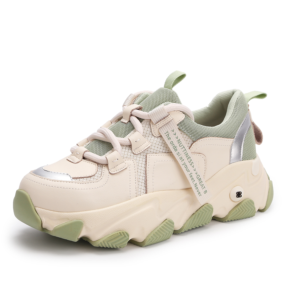 

Кроссовки женские dad shoes Green country Berni Fashion (36) Белый