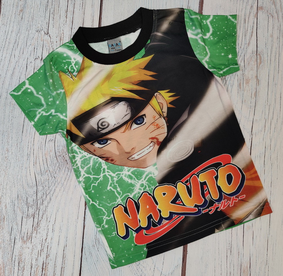 

Футболка Favo Naruto 122 зелёный (4443-1-3)