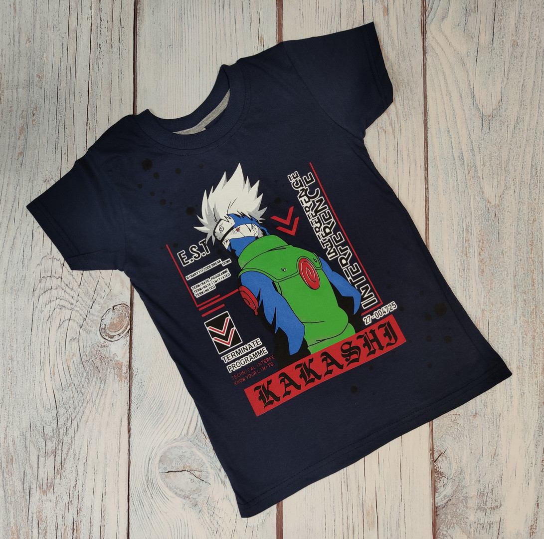 

Футболка Favo Naruto 134 темно-синяя (4437-4-1)