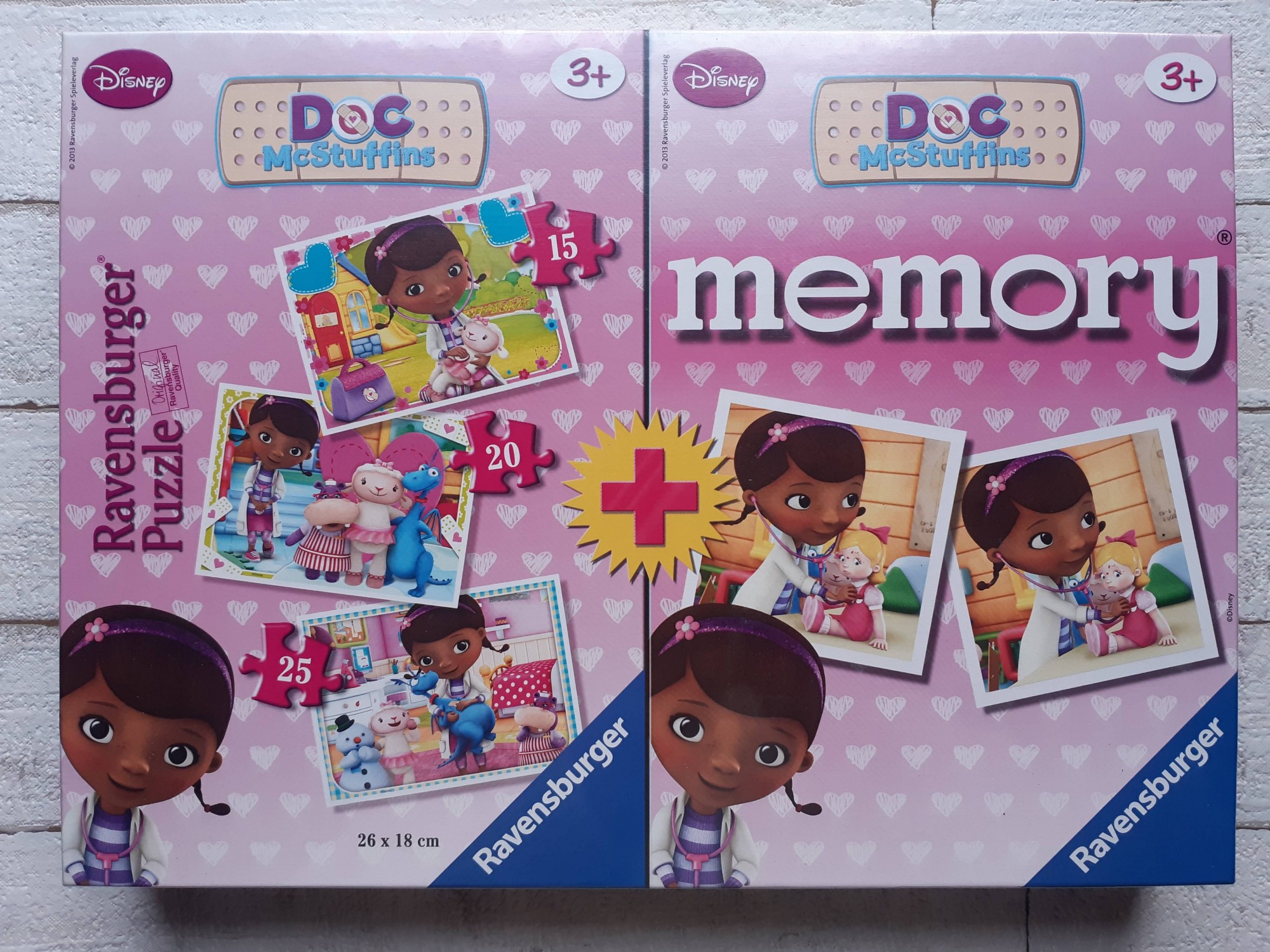 

Пазл-Memory Дісней 3 в 1 Ravensburger Доктор плюшевих 22288