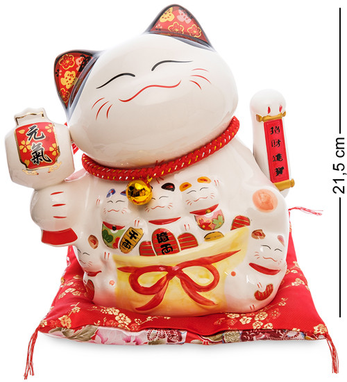 

Статуэтка фарфоровая Lefard Денежный Кот Манэки-Нэко 21,5 см 1109024