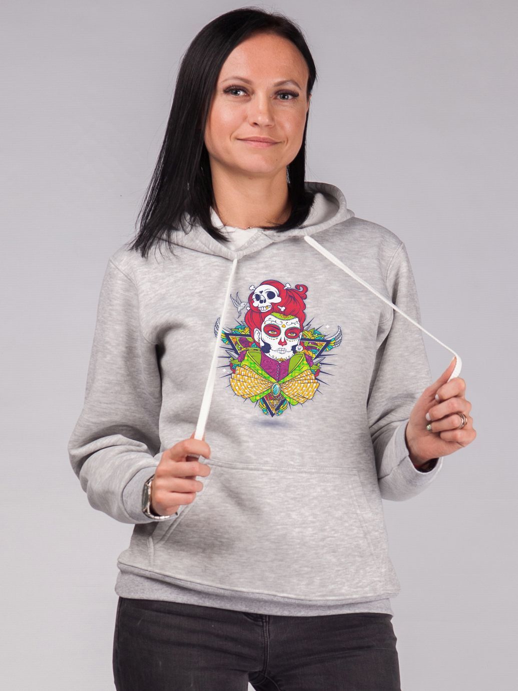 

Худи Malta Ж459-14-РЧ Catrina S (42) Светло-серое