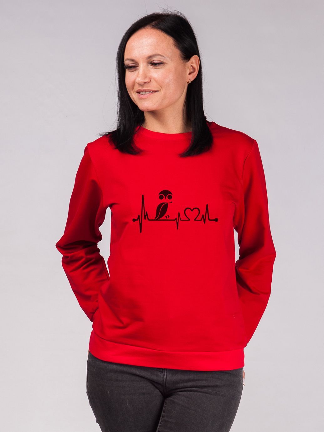 

Свитшот Malta Ж458-13-Р1 Оwl-Heart S (42) Красный