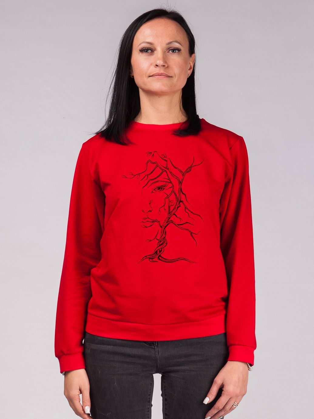 

Свитшот Malta Ж458-13-Р1 Wooman-Tree S (42) Красный