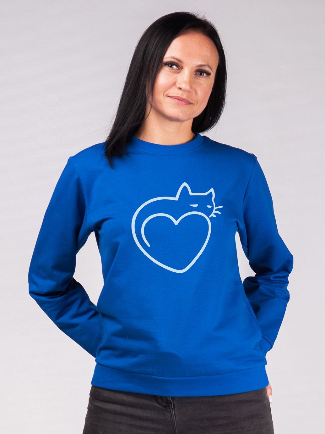 

Свитшот Malta Ж458-13-Р1 Kiss-Heart-W L (46) Синий