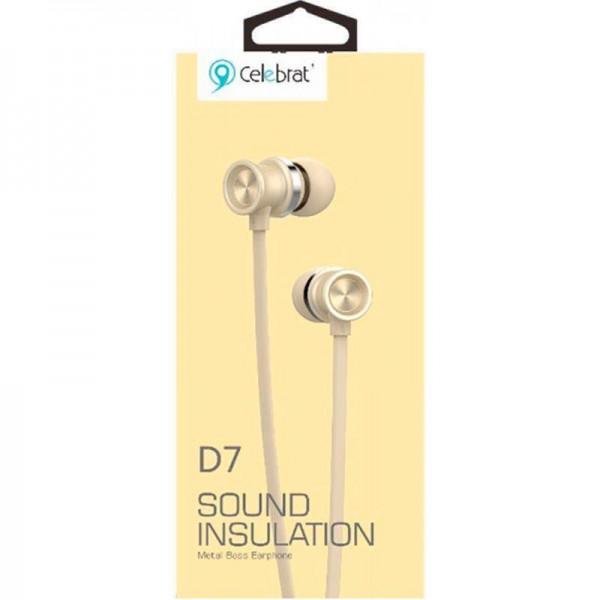 

HF MP3 Celebrat D7 Gold + mic + button call answering