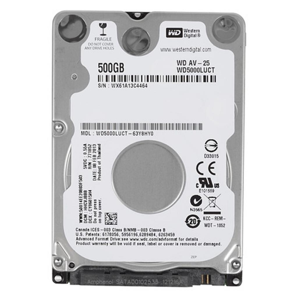 

Жесткий диск для ноутбука 2.5" 500GB WD (# WD5000LUCT-FR#)