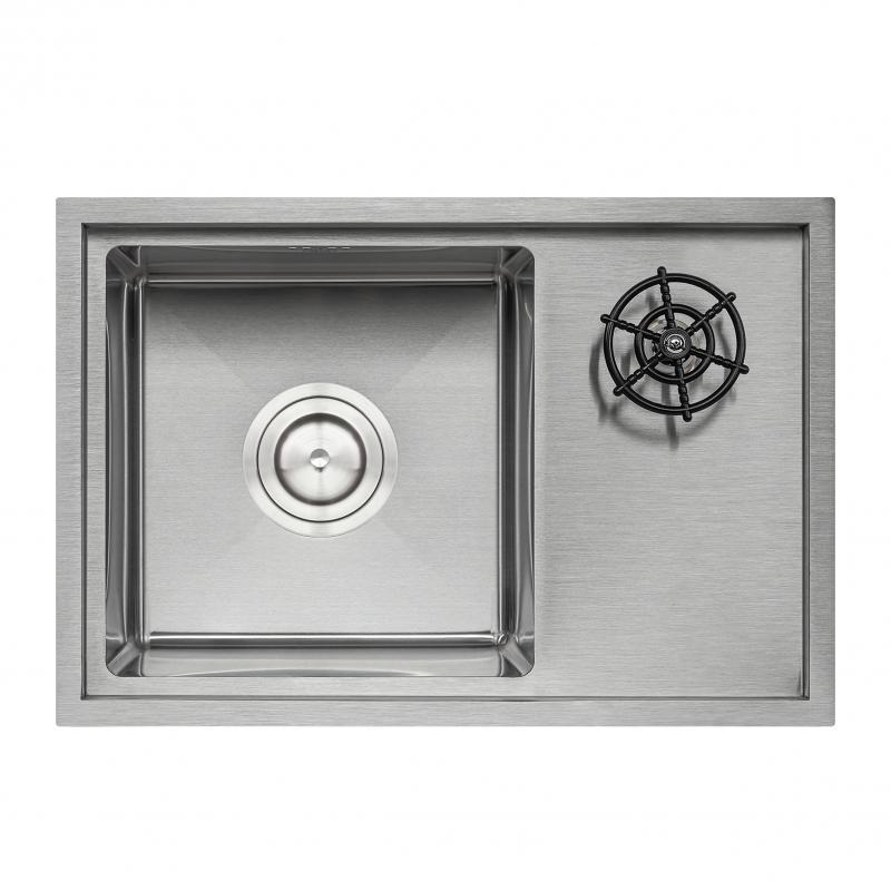 

Кухонная мойка Qtap DC5638 Satin 3.0/1.2 мм с крышкой (QTDC56383012)