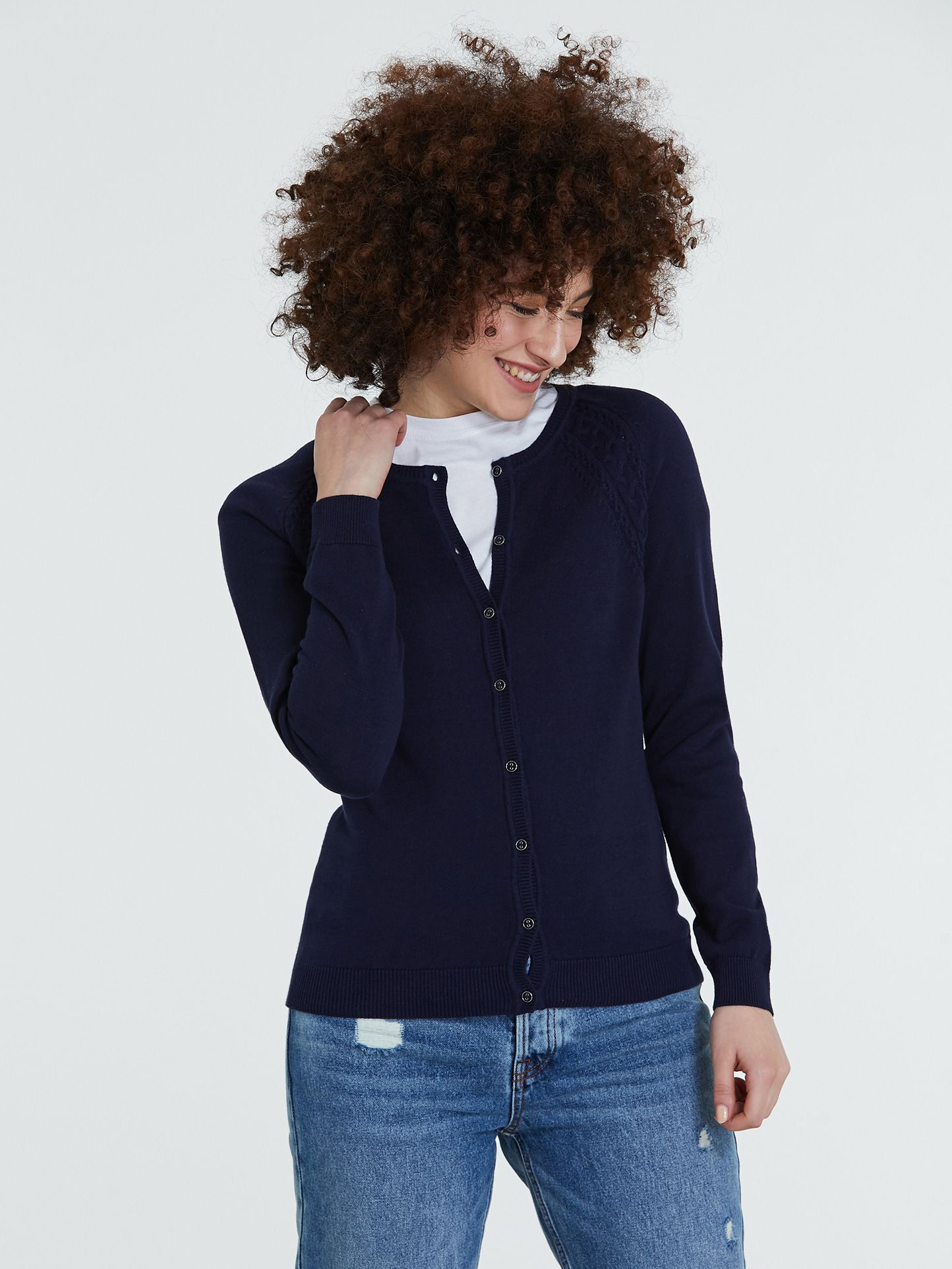 

Кардиган Piazza Italia 38282-62 XL Blue