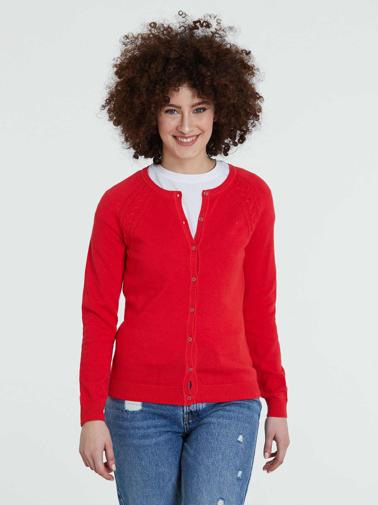 

Кардиган Piazza Italia 38282-47098 S Coral