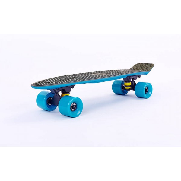 

Скейтборд пластиковый Penny RUBBER SOFT TWIN FISH 22in двухцветная дека