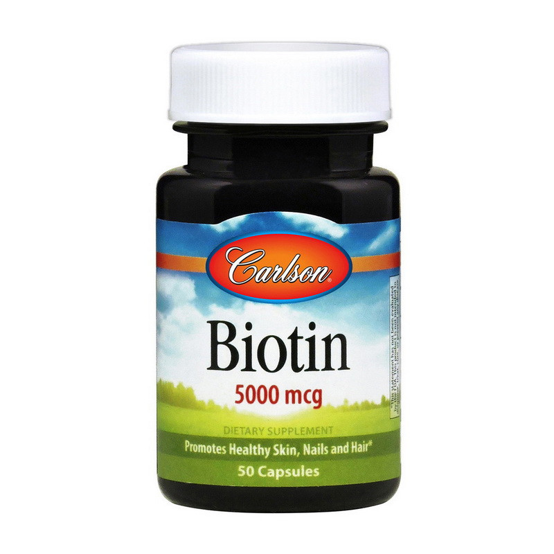 

Биотин витамин B7 Carlson Labs Biotin 5000 mcg (50 caps)