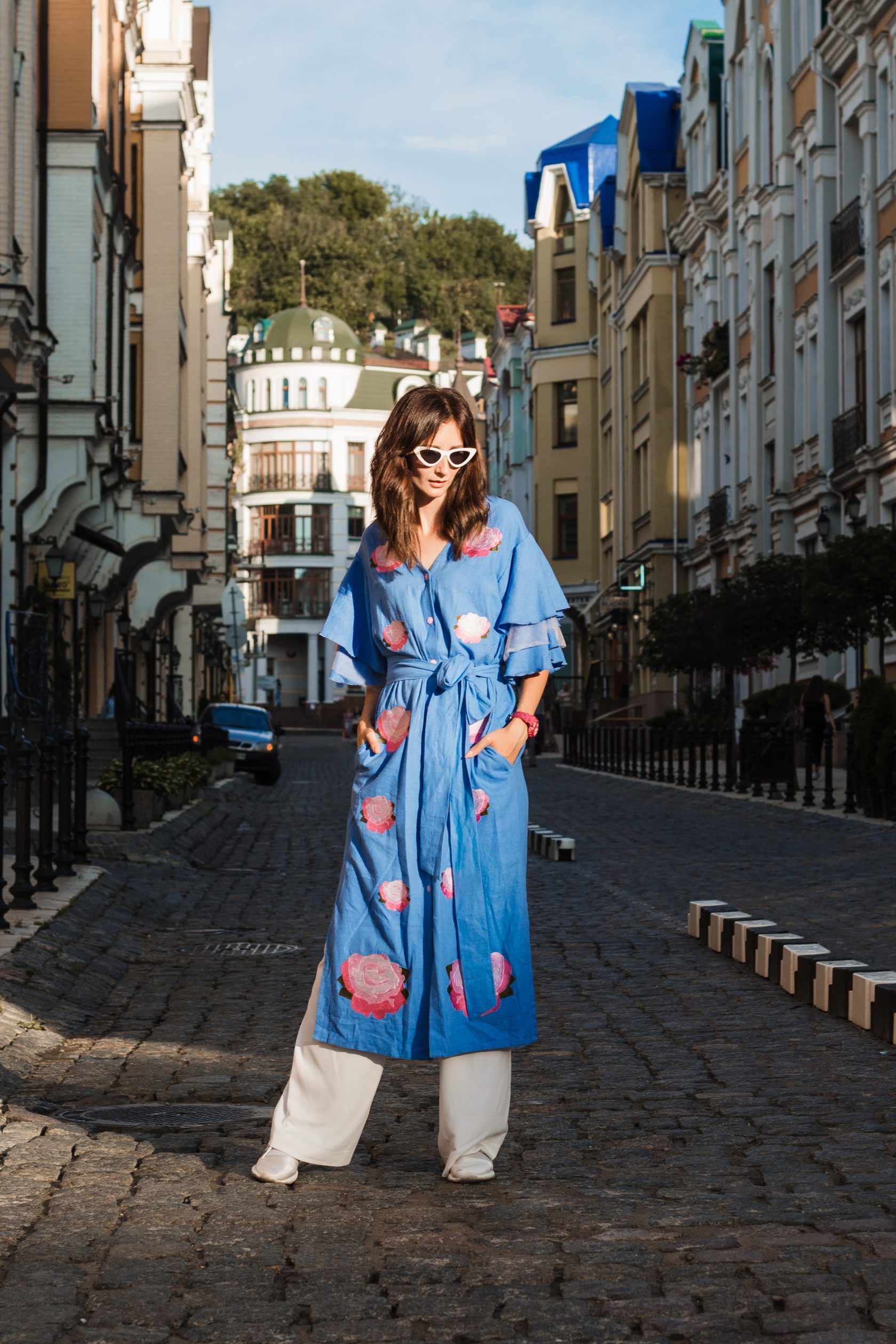 

Сукня UkrLook з вишивкою "Roses"  Синя, Сукня UkrLook з вишивкою "Roses" S Синя