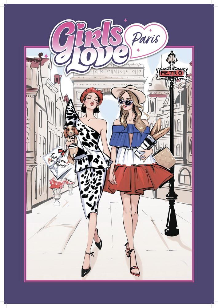 

Блокнот для творчества `Girls Love Paris`, 23х33 см (18352716)