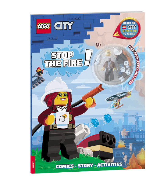 

Книга с игрушкой LEGO `City. Остановите огонь!` (18392350)