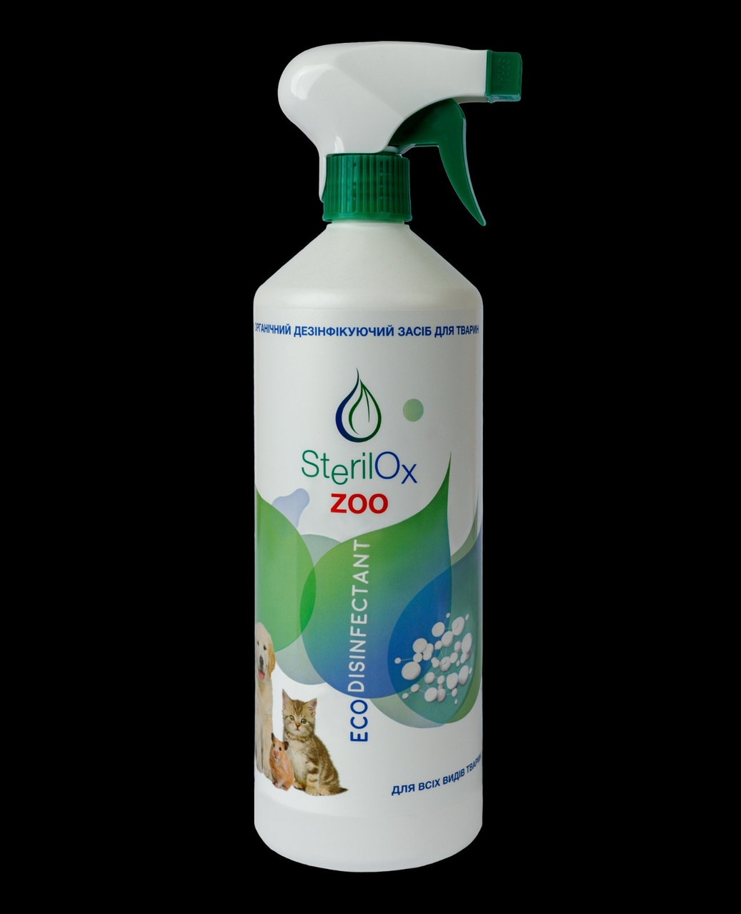 

Органическое дезинфицирующее средство для животных Sterilox Zoo, 1л